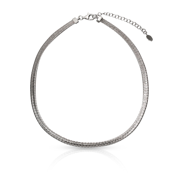 Naszyjnik srebrny żmijka