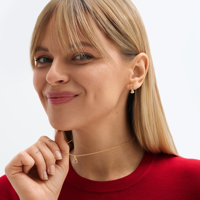 Naszyjnik złoty Czułość