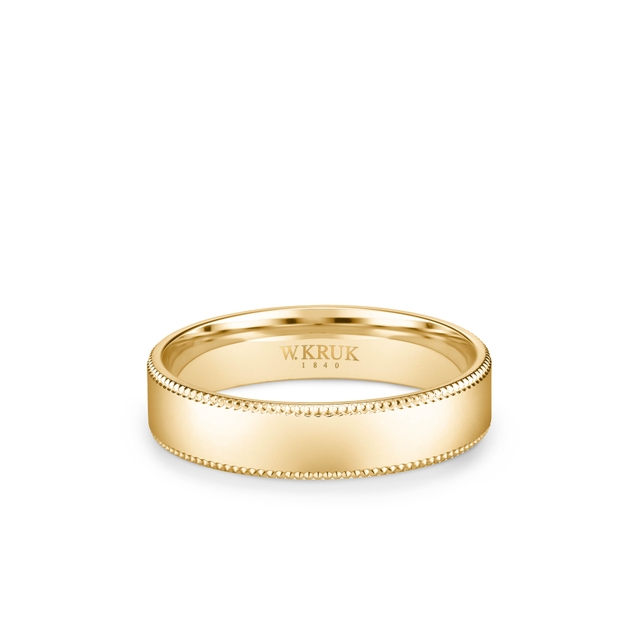 Obrączka złota DALLAS męska