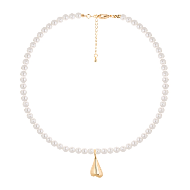 Naszyjnik pozłacany z perłami Picky Pica