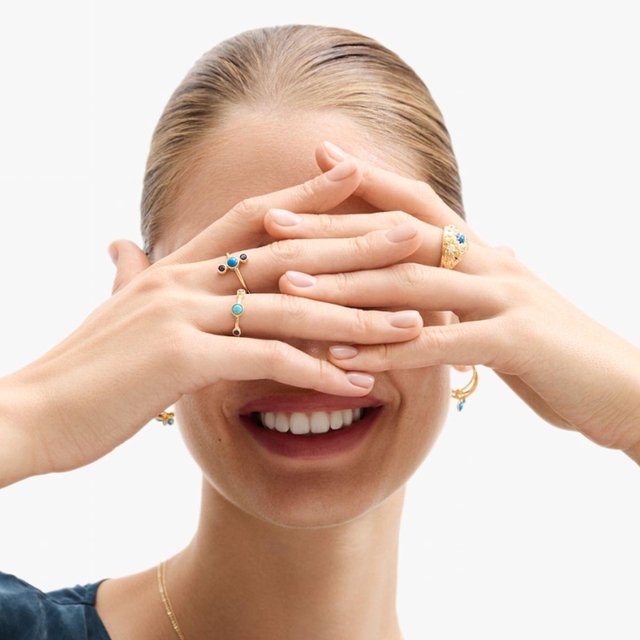 Pierścionek srebrny Alchemia