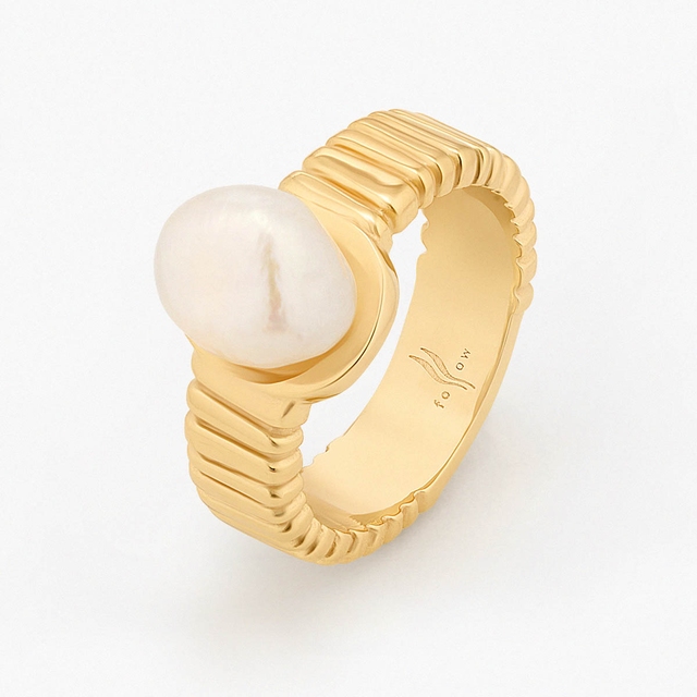 Pierścionek srebrny Follow