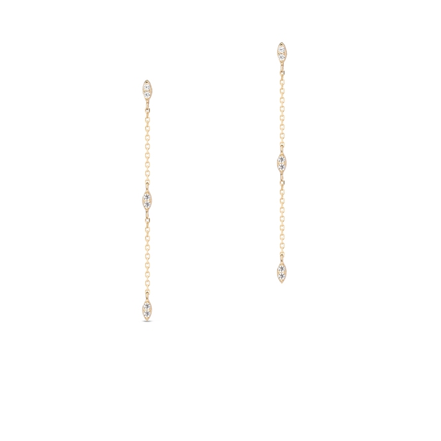 Kolczyki złote z cyrkoniami Ceremonials