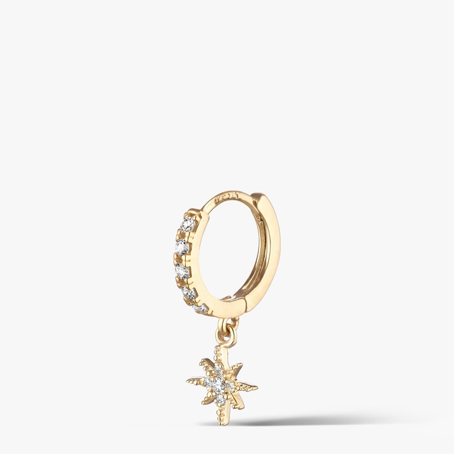 Kolczyk złoty Alchemia