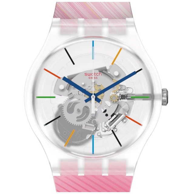 ZEGAREK SWATCH RED RIVERS AND MOUNTAINS