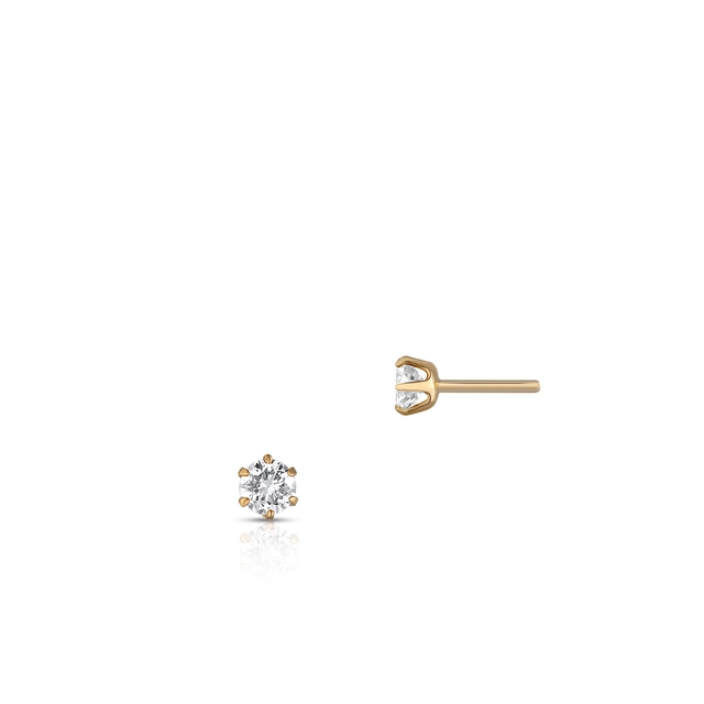 Kolczyki złote Słoneczne Diamenty