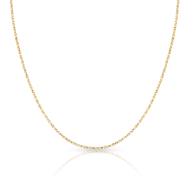 Łańcuszek złoty kostka