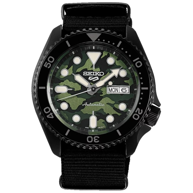 ZEGAREK SEIKO 5 SPORTS AUTOMATIC SKX ''CAMOUFLAGE'' STREET STYLE