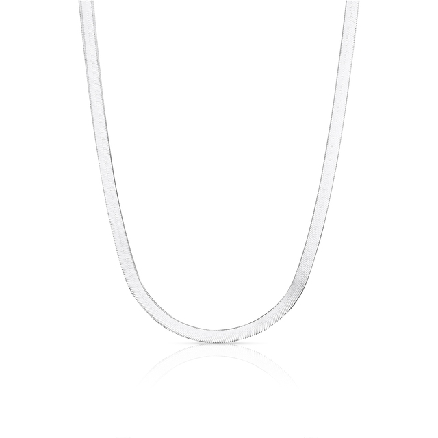 Naszyjnik złoty bicolor żmijka