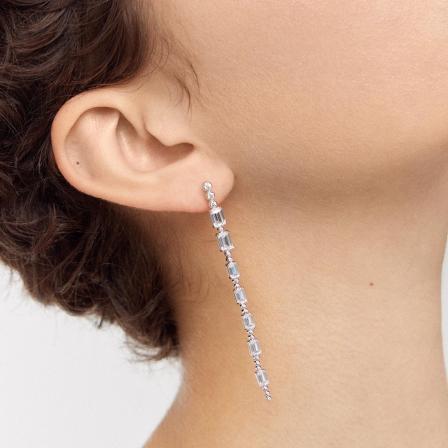 Kolczyki srebrne z cyrkoniami Ceremonials