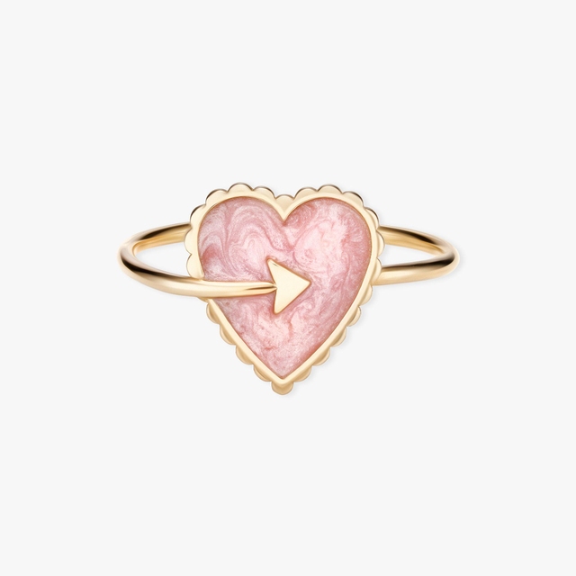 Pierścionek złoty Czułość