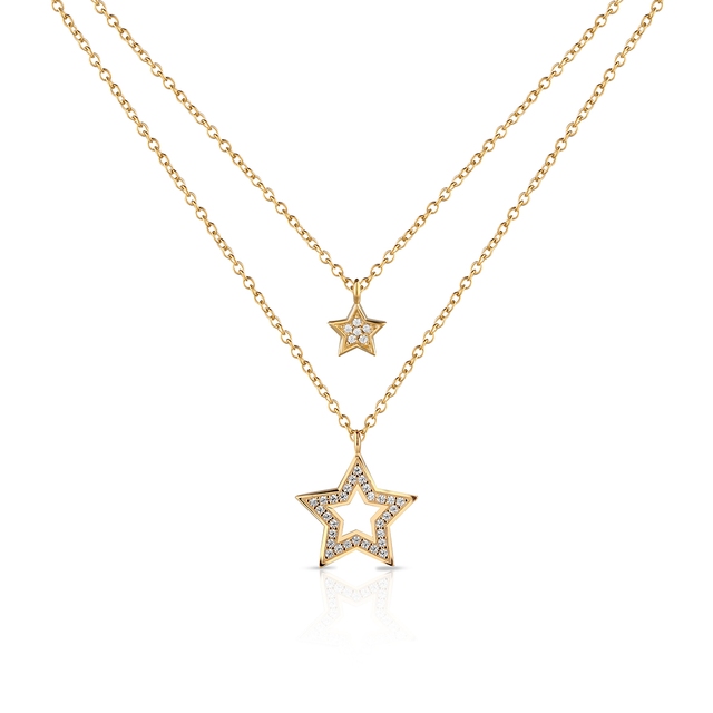 Naszyjnik srebrny Little Star