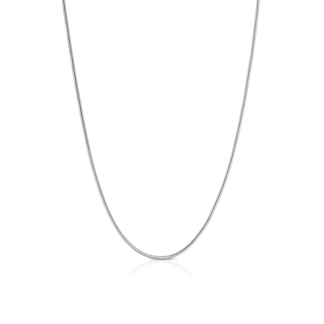 Łańcuszek srebrny żmijka