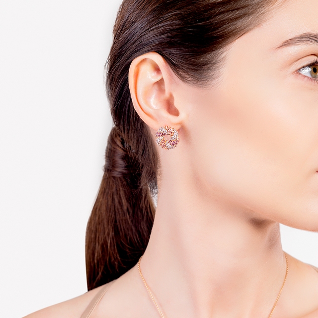 Kolczyki złote Lunapark