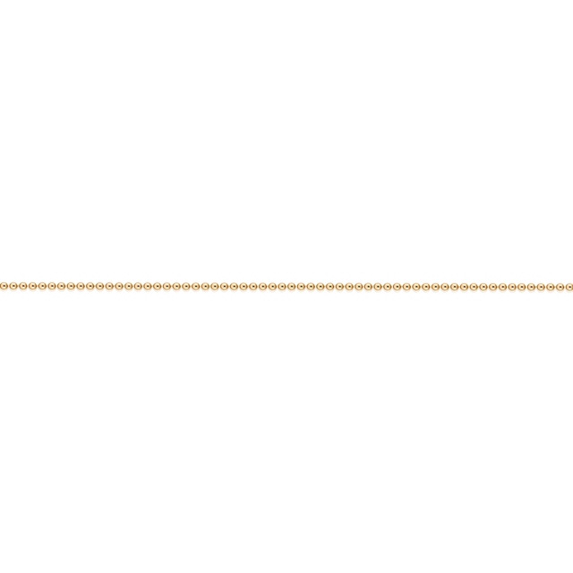 Łańcuszek złoty kulka