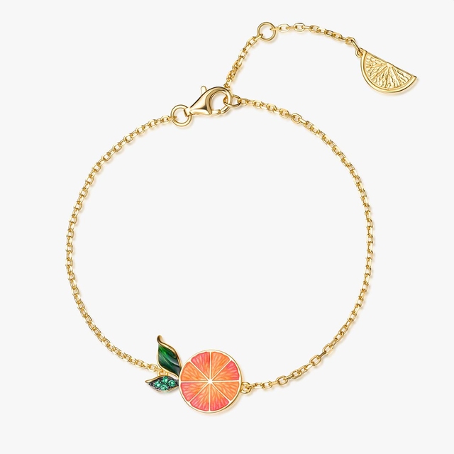 Bransoleta srebrna Kwiaty Nocy Cytrusy