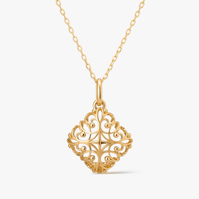 Wisiorek złoty Royal Star