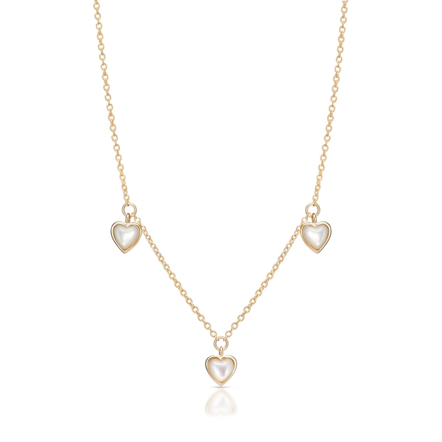 Naszyjnik srebrny pozłacany W.KRUK