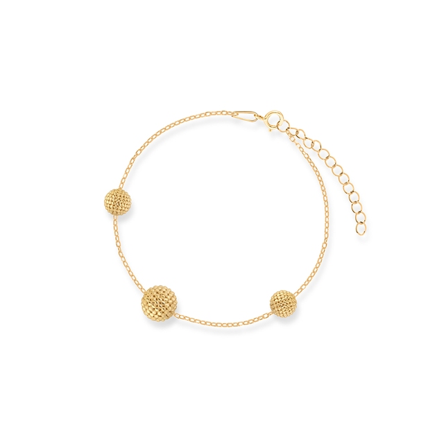 Bransoleta srebrna pozłacana