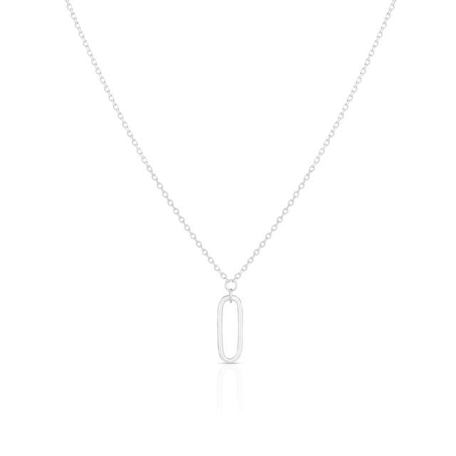 Naszyjnik srebrny geometryczny