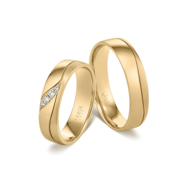 Obrączka złota BELLUNO damska