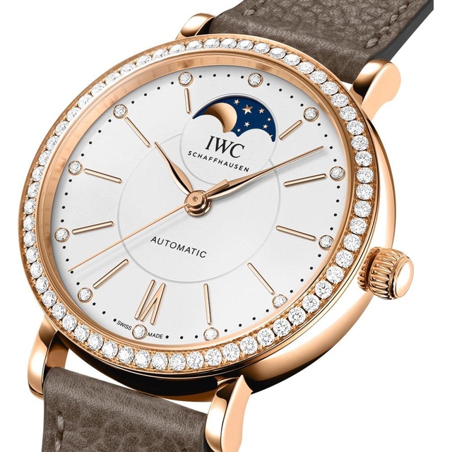 ZEGAREK IWC SCHAFFHAUSEN PORTOFINO AUTOMATIC MOON PHASE 37