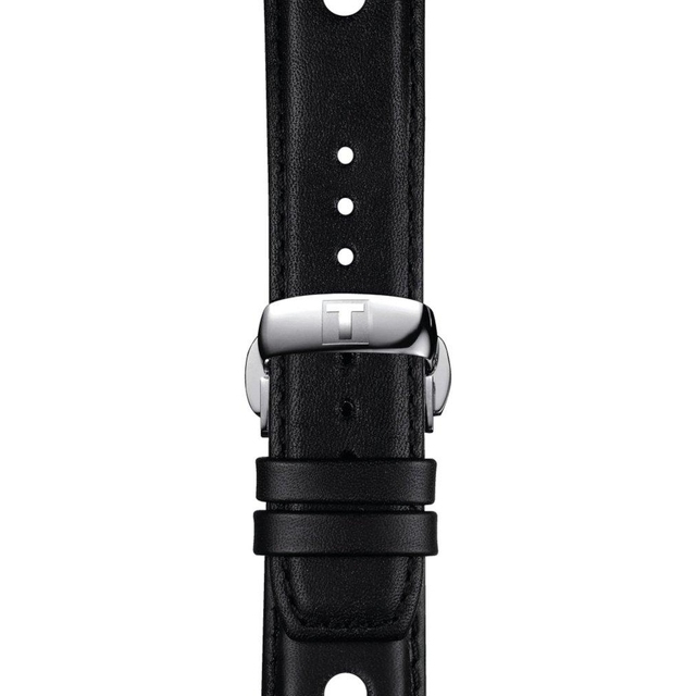 Skórzany czarny pasek Tissot 20 mm