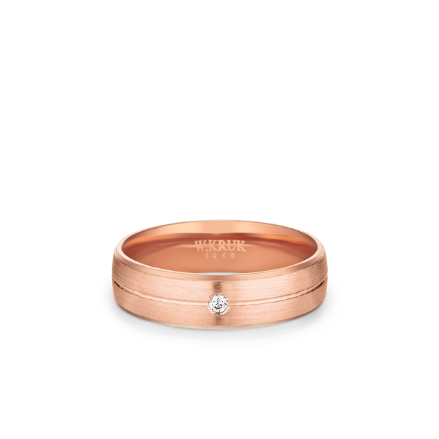 Komplet obrączek złotych ROSSA