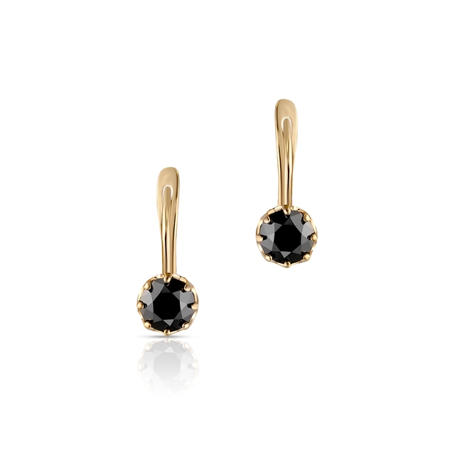 Kolczyki złote Tajemniczy