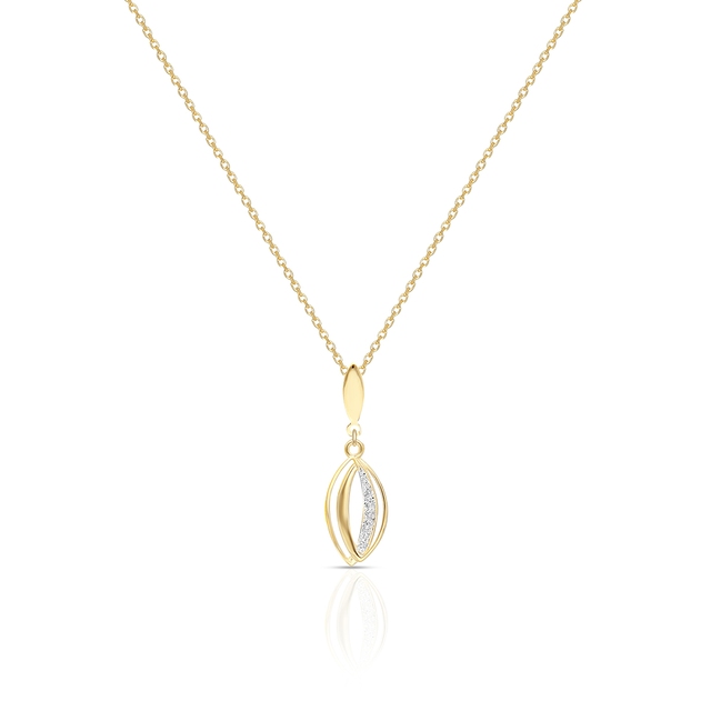 Naszyjnik złoty łezka