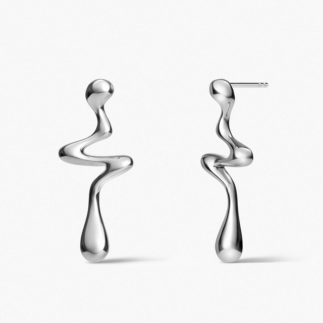 Kolczyki srebrne Modern