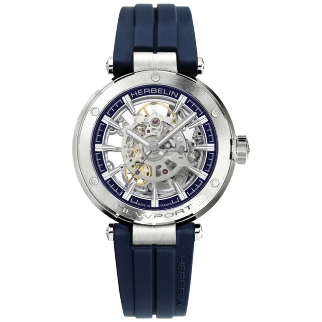 ZEGAREK HERBELIN NEWPORT AUTOMATIC SKELETON