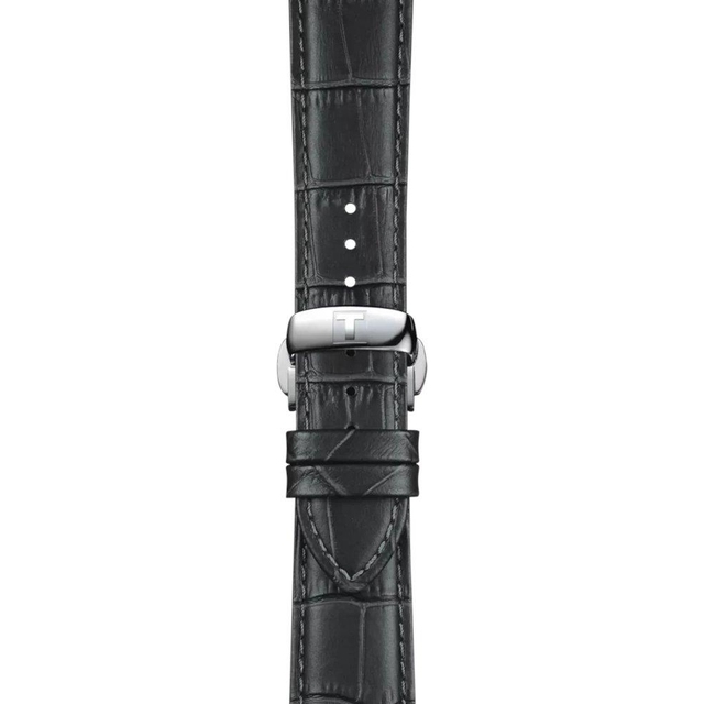Skórzany szary pasek Tissot 21 mm