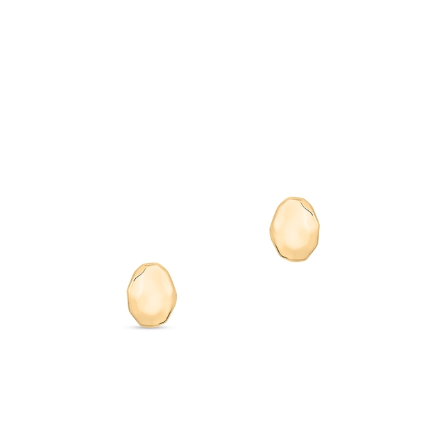 Kolczyki srebrne pozłacane