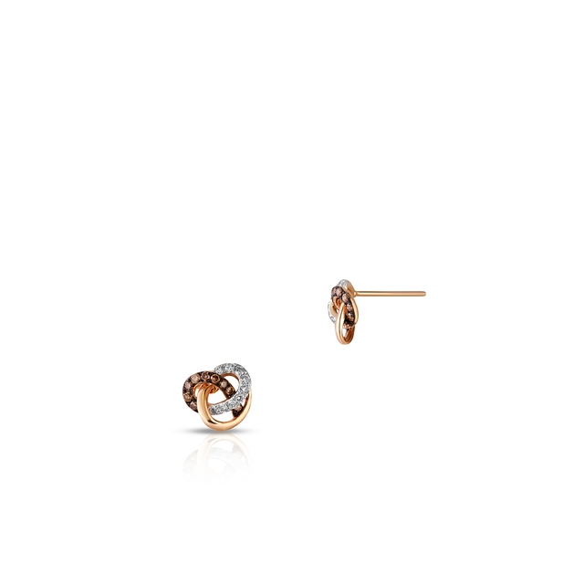 Kolczyki złote z brylantami