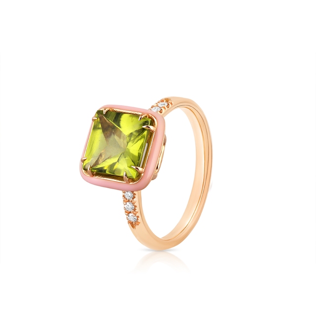 Pierścionek złoty Enrico Capra