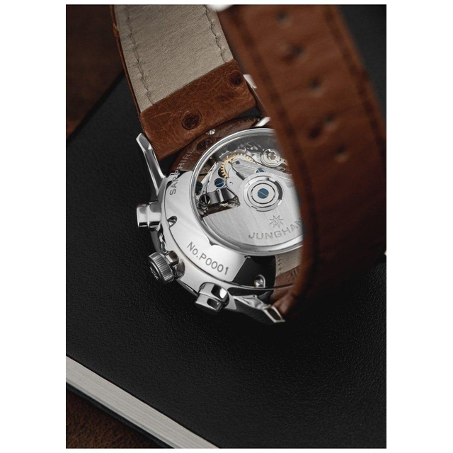 ZEGAREK JUNGHANS MEISTER CHRONOSCOPE DATE ENGLISH