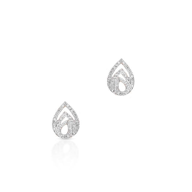 Kolczyki złote z diamentami