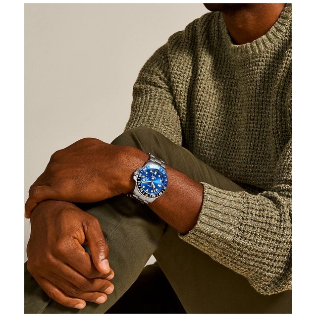 ZEGAREK FOSSIL BLUE GMT