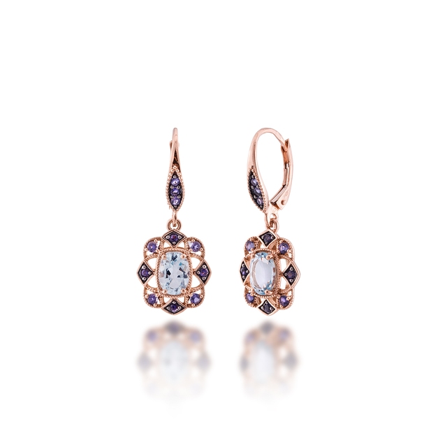 Kolczyki złote Szekspirowska