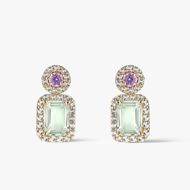 Kolczyki złote Maria Antonina