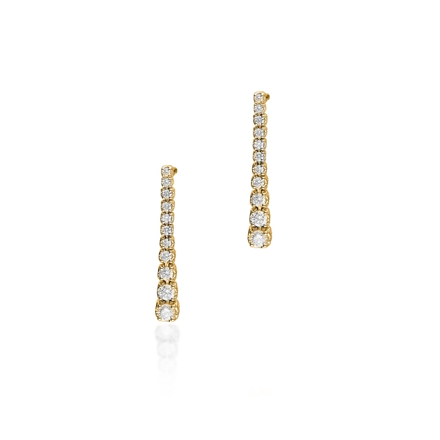 Kolczyki złote Recarlo