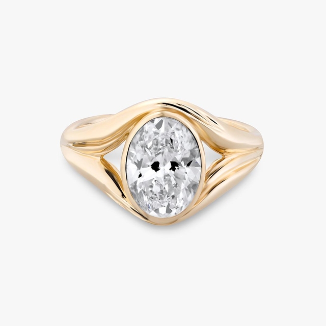 Pierścionek złoty Nuova