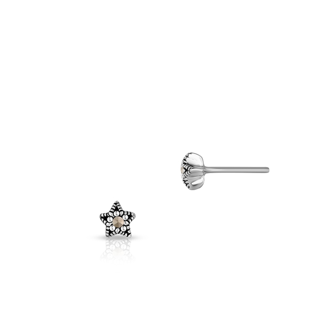 Kolczyki srebrne małe gwiazdki