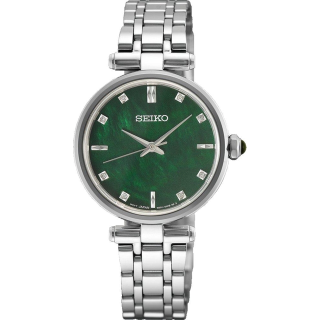 ZEGAREK SEIKO CLASSIC QUARTZ DIAMONDS