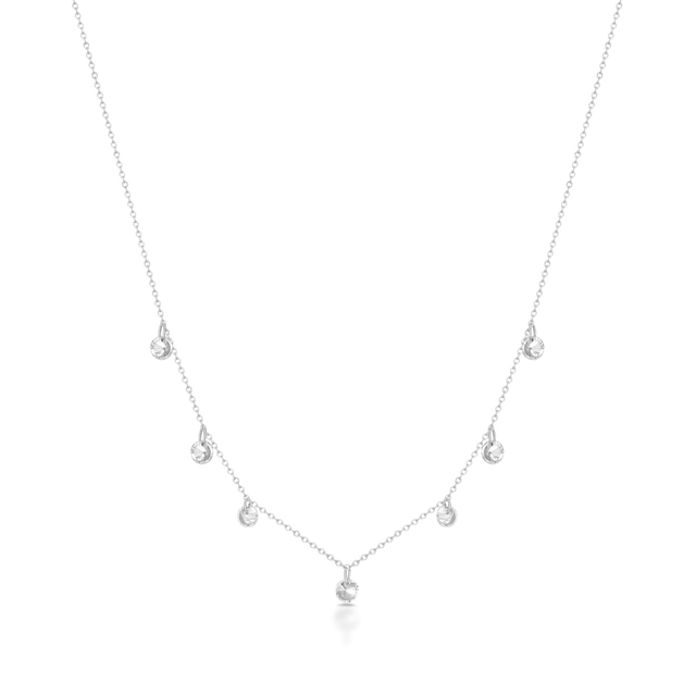 Naszyjnik srebrny z kulkami