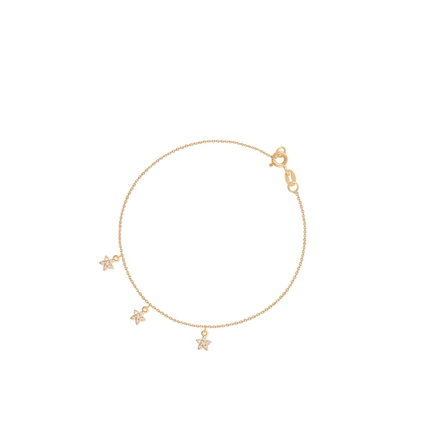 Bransoletka złota gwiazdki