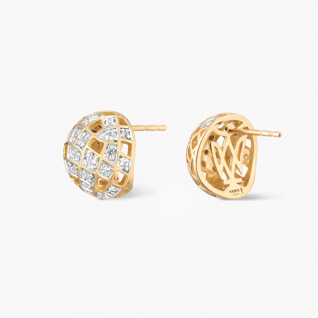 Kolczyki złote Follow