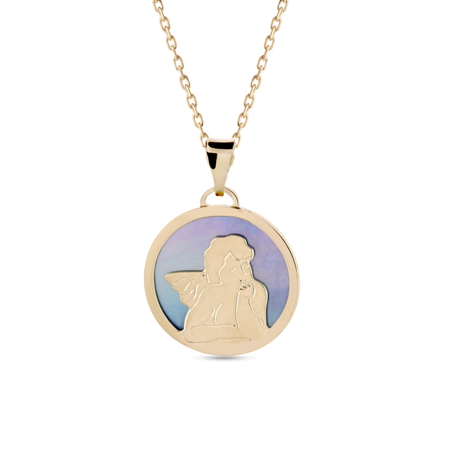 Wisiorek złoty medalik