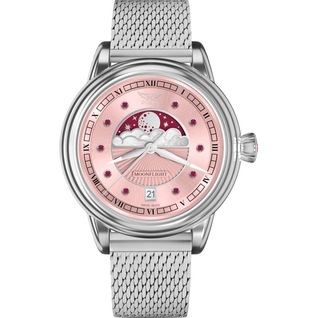 ZEGAREK AVIATOR DOUGLAS MOONFLIGHT GEMSTONE EDITION